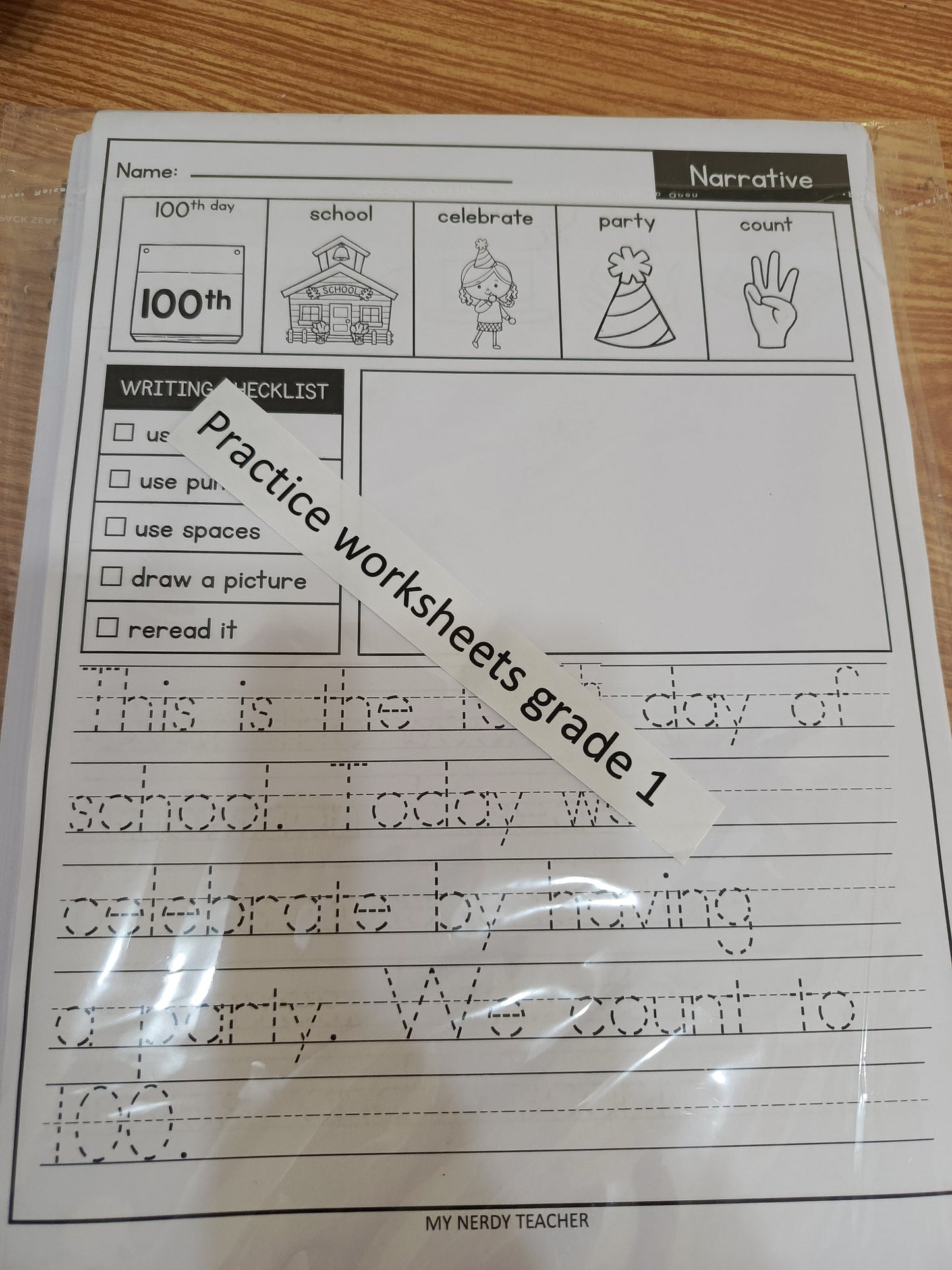 Creative Writing Pack - Grade 1