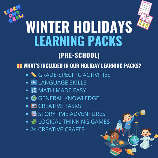 Winter Holidays Learning Pack (Pre-School)