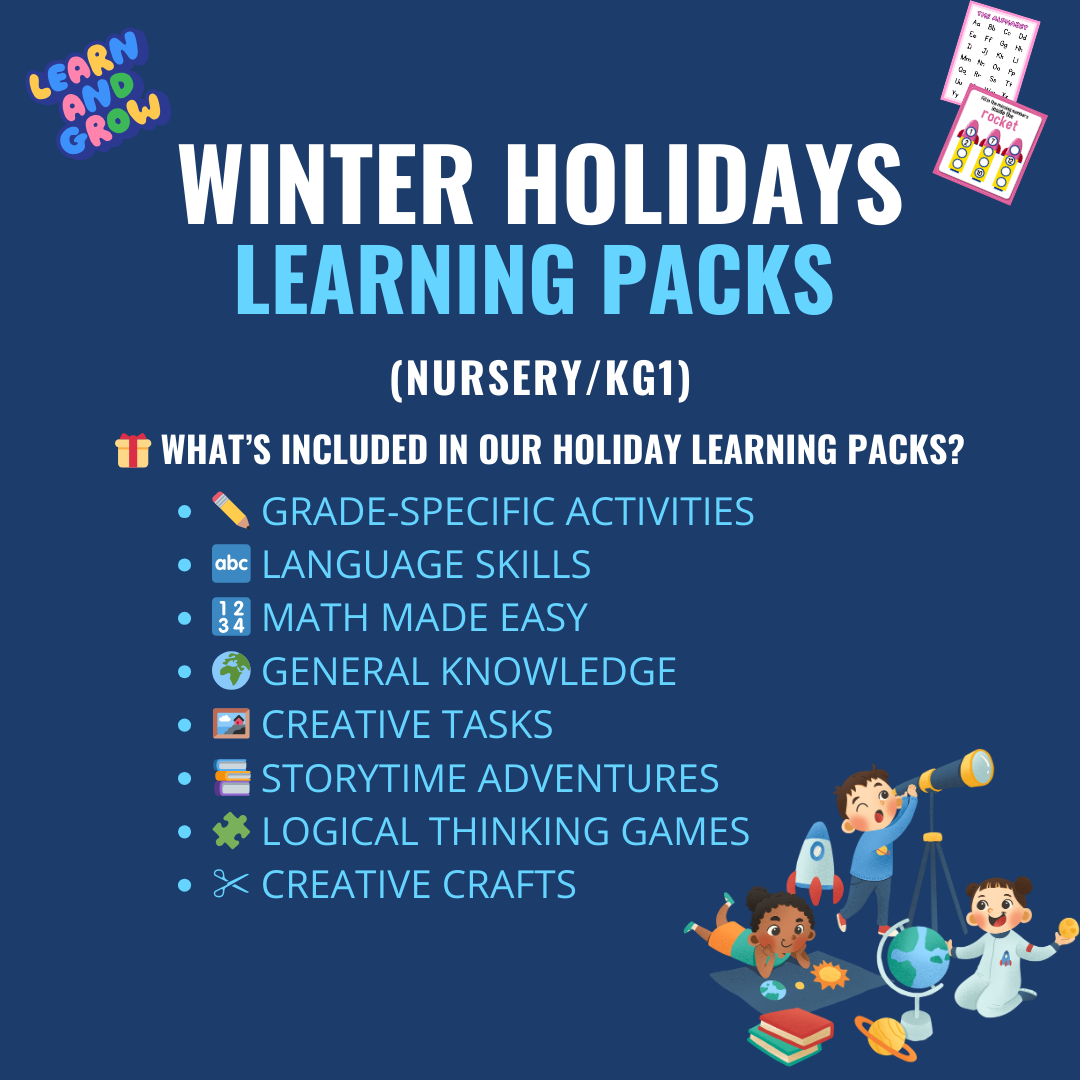 Winter Holidays Learning Pack (Nursery/KG1)